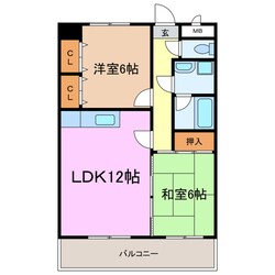 リーブル原Ⅱの物件間取画像